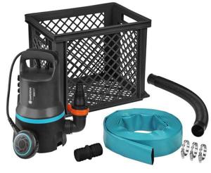 Gardena Hoogwater Set 9000 - Waterpomp 300W, Capaciteit 9000 L/u, Incl. 10m Slang en 25mm Vuildoorlaat