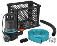 Gardena Hoogwater Set 9000 - Waterpomp 300W, Capaciteit 9000 L/u, Incl. 10m Slang en 25mm Vuildoorlaat - thumbnail