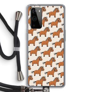 Pony: OnePlus 9 Pro Transparant Hoesje met koord