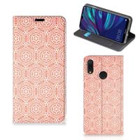 Huawei Y7 hoesje Y7 Pro (2019) | Hoesje met Magneet | Pattern Orange