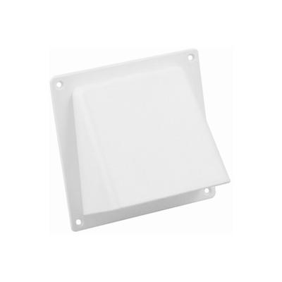Kaprooster met klep - aansluiting Ø 100-125 mm - wit