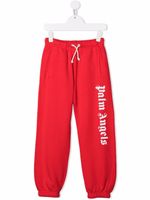 Palm Angels Kids pantalon de jogging à logo imprimé - Rouge - thumbnail