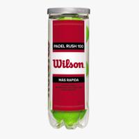 TUBE 3 PADEL BALLS WILSON 'RUSH 100'