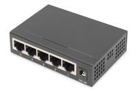 Digitus DN-80202-1 netwerk-switch Unmanaged Gigabit Ethernet (10/100/1000) Zwart - thumbnail