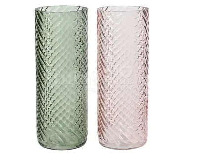 Vaas Cilinder Glas 26,5cm 1st