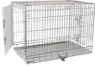 Draadkooi 2-deurs verzinkt nr. 4 106x69x79 cm - Gebr de boon