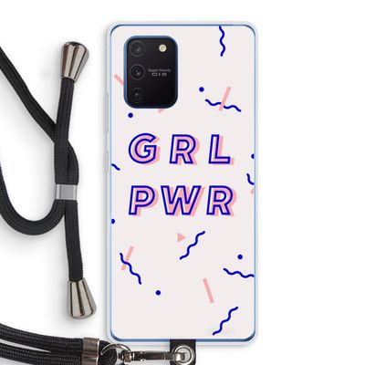 GRL PWR: Samsung Galaxy Note 10 Lite Transparant Hoesje met koord
