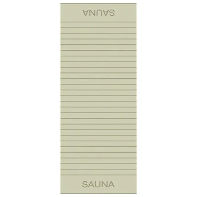 Cawö Cawo Balance Sauna Saunalaken 80x200 wasabi