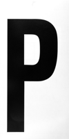 Metafranc Plakletter 100Mm Zwart P - WU0510300 Metafranc Plakletter 100Mm Zwart P - WU0510300