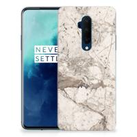 OnePlus 7T Pro | TPU | Siliconen hoesje | Marmer Beige OnePlus 7T Pro | TPU | Siliconen hoesje | Marmer Beige