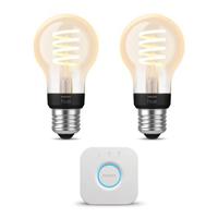 Philips Hue Starterspakket White Ambiance Filament Standaard E27