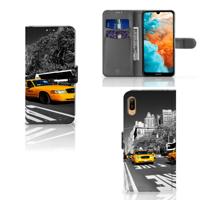 Huawei Y6 (2019) | Flip Cover | New York Taxi