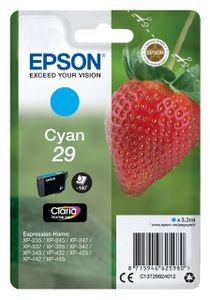 Epson Strawberry Singlepack Cyan 29 Claria Home Ink