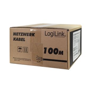 LogiLink CPV0082 Netwerkkabel CAT 7 S/FTP Zwart 100 m