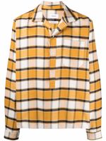 RHUDE chemise à carreaux - Jaune