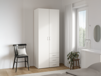 Kast SPACIO 2 deuren 3 lades wit