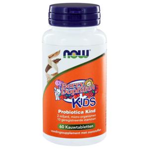 NOW Berry Dophilusâ„¢ Kids probiotica kind (60 kauwtabl)