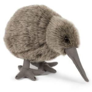 Pluche knuffel kiwi vogel - 20 cm - Vogels en dieren knuffels - bosdieren