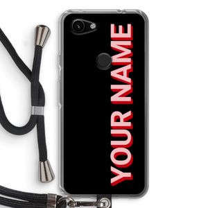 Namecase: Pixel 3a Transparant Hoesje met koord