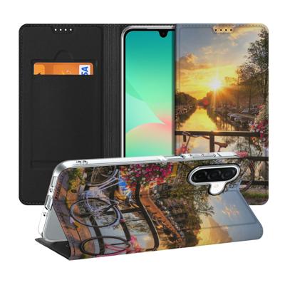 Samsung Galaxy A26 | Book Cover | Amsterdamse Grachten Samsung Galaxy A26 | Book Cover | Amsterdamse Grachten