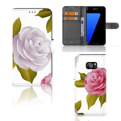 Samsung Galaxy S7 Edge Hoesje Roses Samsung Galaxy S7 Edge Hoesje Roses