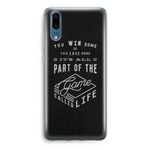 Life: Huawei P20 Transparant Hoesje