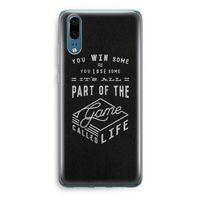 Life: Huawei P20 Transparant Hoesje