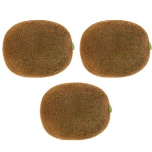 5x stuks kunstfruit kiwi van 6 cm