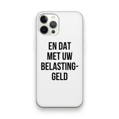 Belastinggeld: iPhone 12 Pro Transparant Hoesje