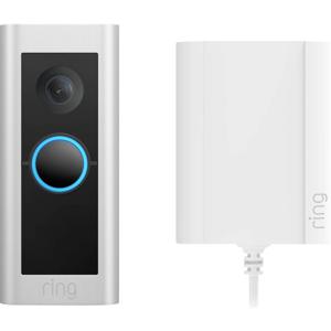 ring Video Doorbell Pro Plugin 2 Buitenunit voor Video-deurintercom via WiFi WiFi Nikkel (mat)