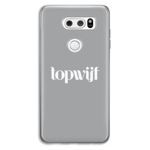 Topwijf Grijs Wit: LG V30 Transparant Hoesje