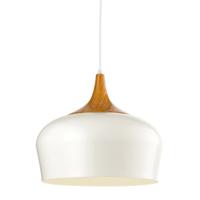 Eglo HanglampObregon wit met houtbruin - 95383