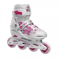 Roces Inline skates Jokey 3.0 softboot 82A wit/roze mt 38-41 - thumbnail