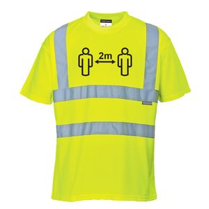 Portwest CV78 Social Distance Hi-Vis T Shirt