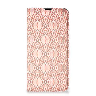 iPhone 14 | Hoesje met Magneet | Pattern Orange