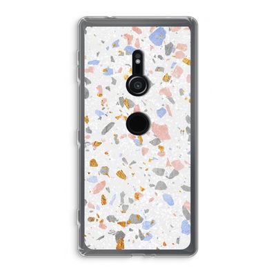 Terrazzo N°8: Sony Xperia XZ2 Transparant Hoesje