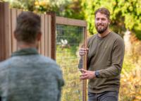 Gaaselement met kader hardhout 180 cm Tuindeco - Tuindeco