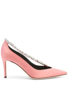 Giuseppe Zanotti escarpins Filipa à ornements en cristal - Rose