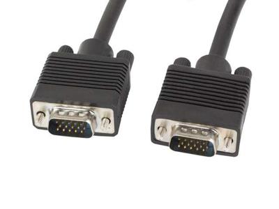 Lanberg CA-VGAC-10CC-0050-B VGA kabel 5 m VGA (D-Sub) Zwart