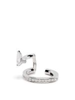 Repossi bijou d'oreille Serti Sur Vide en or blanc 18ct - Argent - thumbnail