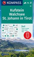 Wandelkaart 09 Kufstein - Walchsee - St. Johann in Tirol | Kompass - thumbnail