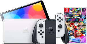 Nintendo Switch OLED Wit + Mario Kart 8 Deluxe