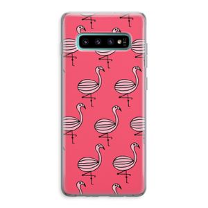 Flamingo: Samsung Galaxy S10 Plus Transparant Hoesje