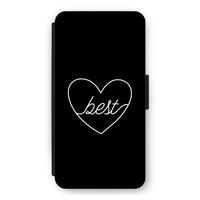 Best heart black: iPhone 11 Flip Hoesje