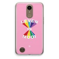 Het Leven Is Mooi: LG K10 (2017) Transparant Hoesje