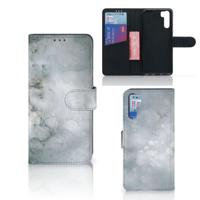 Hoesje OPPO A91 | Reno3 Painting Grey | Portemonnee hoesje
