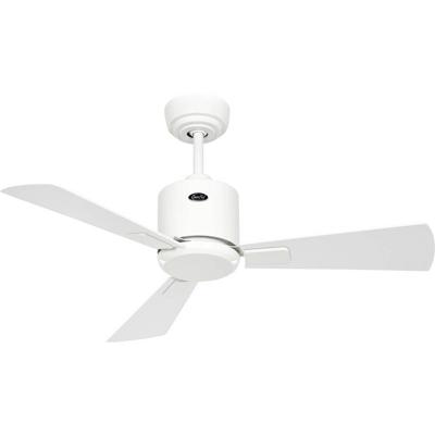 CasaFan ECO NEO III 92 WE-WE/LG WiFi Flügel Weiß/Lichtgrau Plafondventilator Wit Met afstandsbediening, Timer, Met wintermodus, Bediening via App