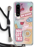 Positivity: Sony Xperia 5 III Transparant Hoesje met koord