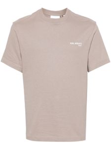 Axel Arigato t-shirt en coton à logo imprimé - Gris