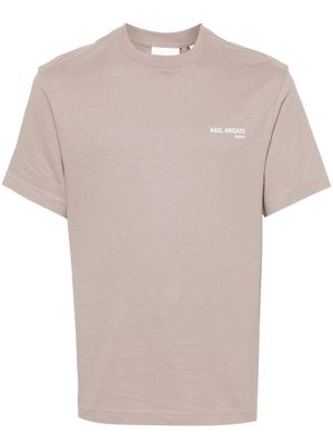 Axel Arigato t-shirt en coton à logo imprimé - Gris